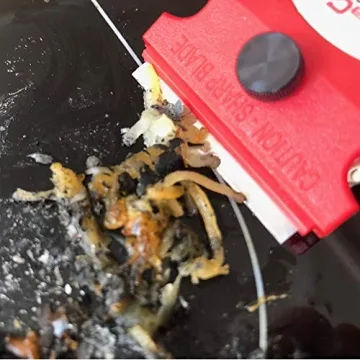 Werxrite RetraGuard Safety Razor Blade Scraper Induction Hob Glass Cooktop Stovetop & Other Hard Surface Cleaning Scraper Includes 5 Replacement Scraper Blades