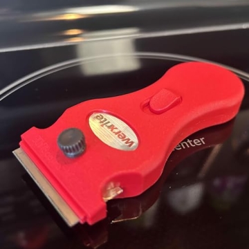 Werxrite RetraGuard Safety Razor Blade Scraper Induction Hob Glass Cooktop Stovetop & Other Hard Surface Cleaning Scraper Includes 5 Replacement Scraper Blades