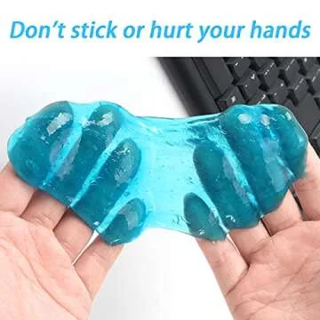 Moly Magnolia Cleaning Gel for Cars and More, Reusable Putty