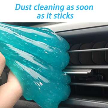 Moly Magnolia Cleaning Gel for Car, Universal Detailing Putty Gel Detail Tools Car Interior Cleaner, Removal Putty Cleaning Keyboard Cleaner for Car Vents, PC, Laptops, Cameras