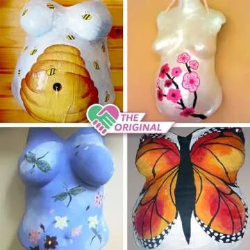 Luna Bean Deluxe Belly Casting Kit, Easy Pregnancy Belly Cast with Smooth Finish - Gifts for Expecting Mom, Baby Nursery Décor Keepsake, Pregnant Mom to Be Gift, Pregnancy Must Haves