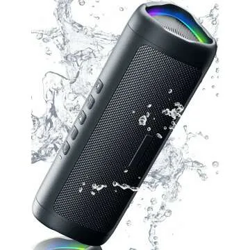 HD Waterproof Portable Bluetooth Speaker 24H Playtime
