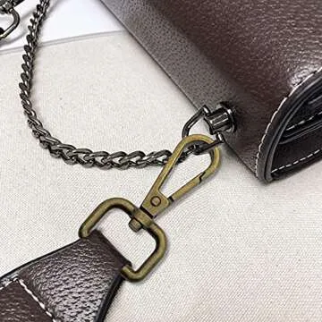 12Pcs 3/4" Inside Diameter D Ring Swivel Lobster Clasp for Crafts,Metal Swivel Snap Keychain Hook Swivel Clasps Claw Lobster Clasp Keychain Clips for Keychain Lanyard,Jewelry(Antique Bronze)