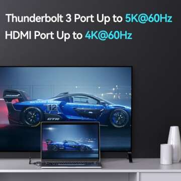 USB C Adapter for MacBook Pro 2023 2022 2021, MacBook Pro USB Adapter, 7 in 2 MacBook Pro Accessories for MacBook Pro/Air M1M2M3, Mac Dongle with 4K HDMI, 2 USB 3.0, TF/SD, USB-C 100W and Thunderbolt3