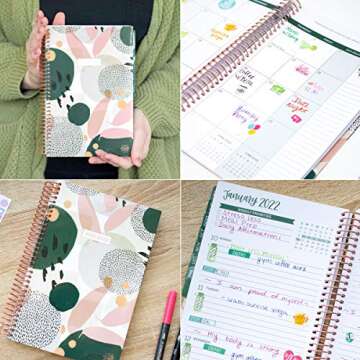Bloom Daily Academic Planner 2021-2022 - Stylish & Functional