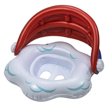 SwimSchool Rainbow Baby Pool Float for Infants 6-18 Months