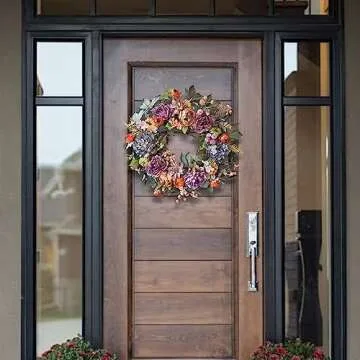 WANNA-CUL 24 Inch Spring Wreath for Door Decor