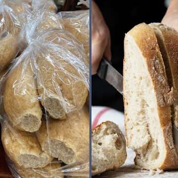 100 Clear Bread Bags - Adjustable & Reusable for Homemade Bread