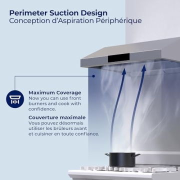 Hauslane 30" PS38 Pro Range Hood with Auto Clean