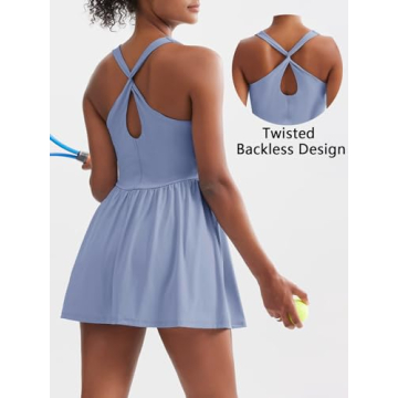 Stylish Sexyasasii Tennis Dress with Built-In Shorts