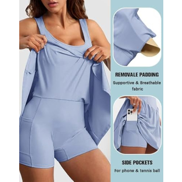 Stylish Sexyasasii Tennis Dress with Built-In Shorts