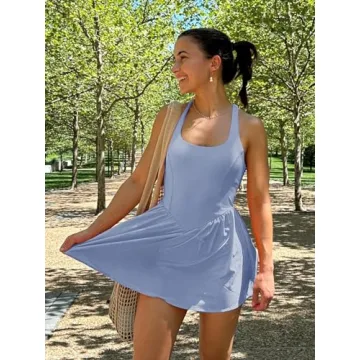 Stylish Sexyasasii Tennis Dress with Built-In Shorts