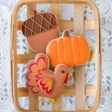 JOB JOL Thanksgiving Cookie Cutters Set for Festive Baking