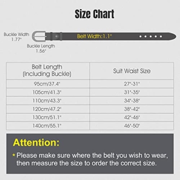 Stylish JASGOOD Women Leather Belt for All Occasions