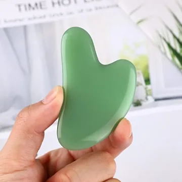 Jade Gua Sha Tool for Face Body Wellness Festive Gift