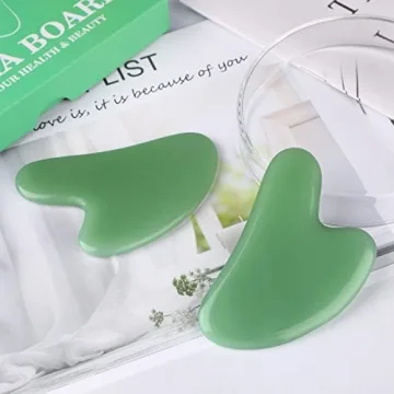 Jade Gua Sha Tool for Face Body Wellness Festive Gift