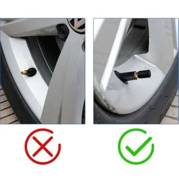 ZUFECY 8PCS Stylish Aluminum Tire Valve Caps