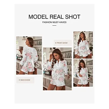 Asvivid Soft Tie Dye Pajamas Set for Women Comfortable Nightwear