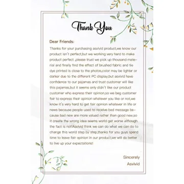 Asvivid Soft Tie Dye Pajamas Set for Women Comfortable Nightwear