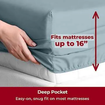 Mellanni King Sheets Set for Luxury Sleep Comfort