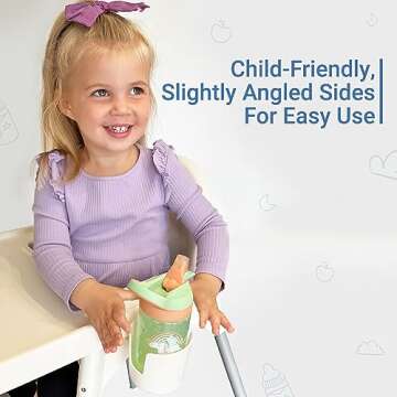 Cup Holder for IKEA Antilop High Chair - Easy Install