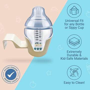 Cup Holder for IKEA Antilop High Chair - Easy Install