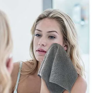 Orighty Microfiber Washcloths Bulk Pack - 50 Soft Towels