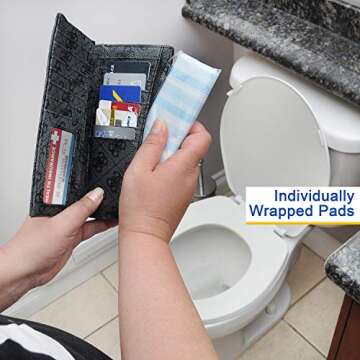 Miller Essentials Extra Large Disposable Toilet Seat Covers