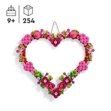 LEGO Creator Heart Ornament Set - Fun Building Toy for Ages 9+
