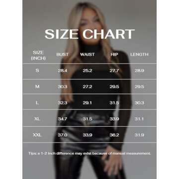 REORIA Women’s Fall Fashion Sexy Long Sleeve Mock Turtle Neck Sheer Mesh Slim Fit Ruched Night Out Leotard Bodysuits Tops Black- X-Large