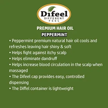 Difeel Peppermint Oil for Soft Hair and Scalp Care