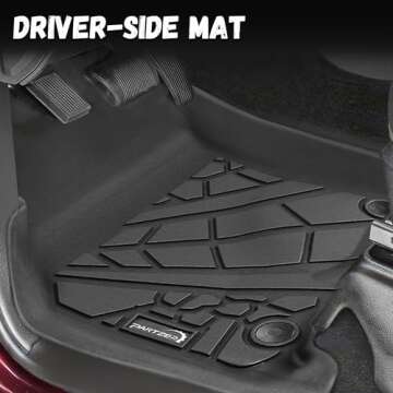 PARTZER Custom Fit Floor Mats for 2019-2024 RAM Trucks