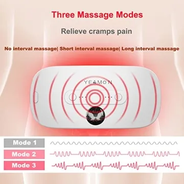 Cordless Heating Pad for Pain Relief - 3 Heat Levels
