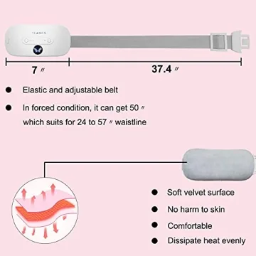 Cordless Heating Pad for Pain Relief - 3 Heat Levels