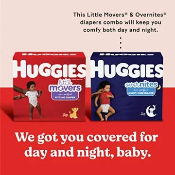 Huggies Overnites Size 3 Diapers for Dry All Night