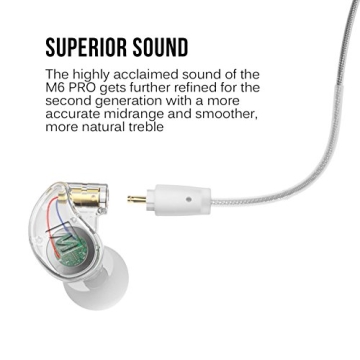 MEE audio M6 PRO In Ear Monitors with Replaceable Cables