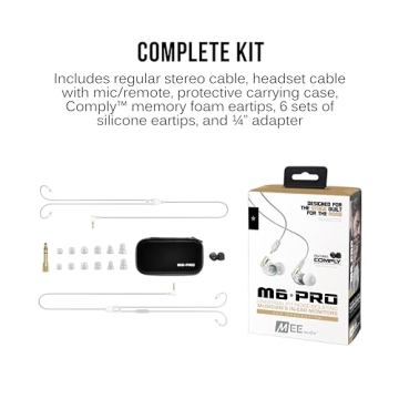 MEE audio M6 PRO In Ear Monitors with Replaceable Cables