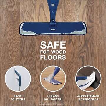 Bona Hardwood Floor Premium Spray Mop for Easy Cleaning