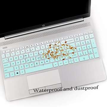 2PCS Keyboard Cover for HP Laptop 15.6 15-dw 15-dy 15-ef 15-da/db 15t-dy200 15t-dw300 15-dy2703dx, 17.3 HP Laptop 17-by 17t-by500 17-by4061nr by1053dx, Envy x360 15m-dr/ds 17-bs/bw,Spectre x360 15-EB