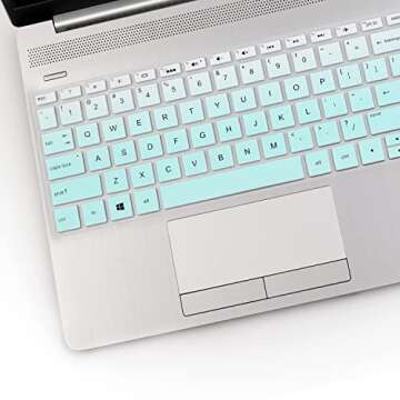 2PCS Keyboard Cover for HP Laptop 15.6 15-dw 15-dy 15-ef 15-da/db 15t-dy200 15t-dw300 15-dy2703dx, 17.3 HP Laptop 17-by 17t-by500 17-by4061nr by1053dx, Envy x360 15m-dr/ds 17-bs/bw,Spectre x360 15-EB