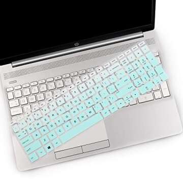 2PCS Keyboard Cover for HP Laptop 15.6 15-dw 15-dy 15-ef 15-da/db 15t-dy200 15t-dw300 15-dy2703dx, 17.3 HP Laptop 17-by 17t-by500 17-by4061nr by1053dx, Envy x360 15m-dr/ds 17-bs/bw,Spectre x360 15-EB