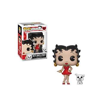 Funko Pop & Buddy: Betty Boop - Betty with Pudgy Collectible Figure, Multicolor