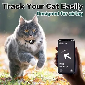 Airtag Cat Collar Breakaway with Reflective Design