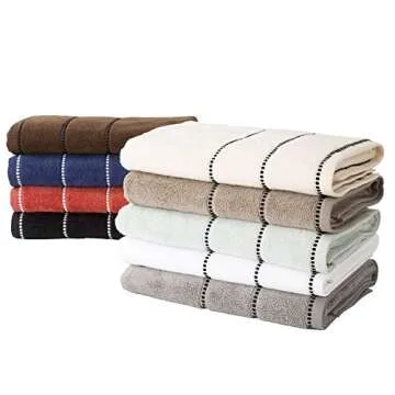 Deluxe 6 Piece Cotton Towel Set – Soft & Stylish Bathroom Accessories