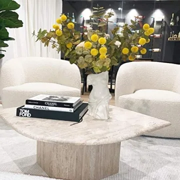 HUAESIN 30Pcs Natural Dried Craspedia Flowers Decor