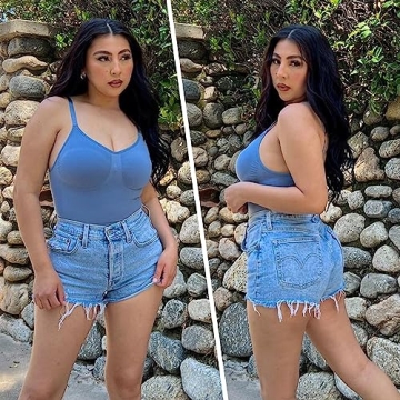 SHAPERX Shapewear Bodysuit with Tummy Control