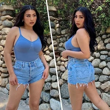 SHAPERX Shapewear Bodysuit with Tummy Control