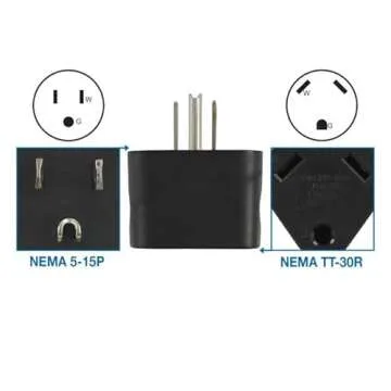 Conntek 14101 15A TT-30R RV Plug Adapter - Reliable Power