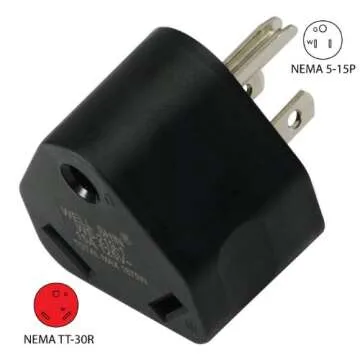 Conntek 14101 15A TT-30R RV Plug Adapter - Reliable Power
