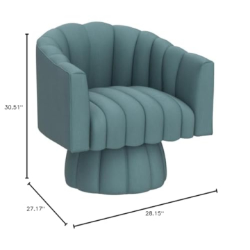 Mid Century Velvet Swivel Accent Chair for Stylish Homes
